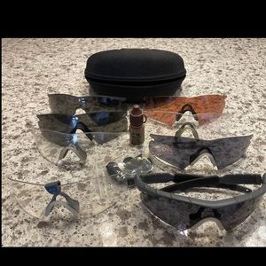 Oakley Ballistic Shooting Sunglasses 7 spare lense